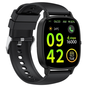 สมาร์ทแบนด์ สายรัดข้อมืออัจฉริยะ หน้าจอ TFT 1.85 นิ้ว กันน้ำ IP68 วัดอัตราการเต้นของหัวใจ เครื่องติดตามการออกกำลังกายสำหรับผู้ชายและผู้หญิง นาฬิกาเพื่อสุขภาพ - Product Image 2