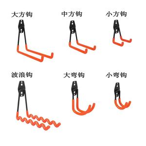 Slip <b>Hook</b> Carbon Steel Black Orange Gravity <b>Hook</b> For Outdoor Garden <b>Tool</b> Bicycle Storage Warehouse Organizer - Product Image 3
