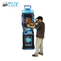 Machine de jeu de tir VR 9D, simulateur de tir interactif en réalité virtuelle avec des jeux haute définition pour enfants et adultes