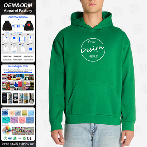 Sweat-shirts à capuche pour hommes de haute qualité, épais, en coton molletonné brossé, coupe décontractée, avec logo personnalisé, vente en gros - Product Image 1