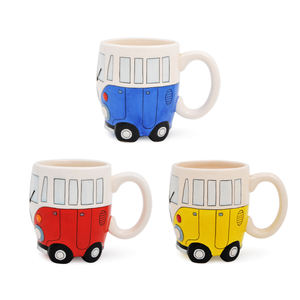 Gran oferta, diseño creativo, taza de café de gres, tazas de cerámica, mango colorido en forma de coche, tamaño personalizado, nuevo estilo, bebidas, regalos, vino - Product Image 1