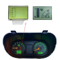 Écran LCD du tableau de bord Ford Fiesta Ecosport 2003-2007, panneau LCD HTN STN, vente en gros, prêt à être expédié, prix d'usine