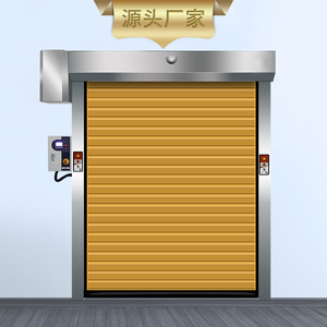 Fournisseur chinois <span class=keywords><strong>de</strong></span> stockage automatique <span class=keywords><strong>de</strong></span> tissu Pvc enroulé <span class=keywords><strong>porte</strong></span> <span class=keywords><strong>de</strong></span> chambre froide à grande vitesse pour la congélation - Product Image 4