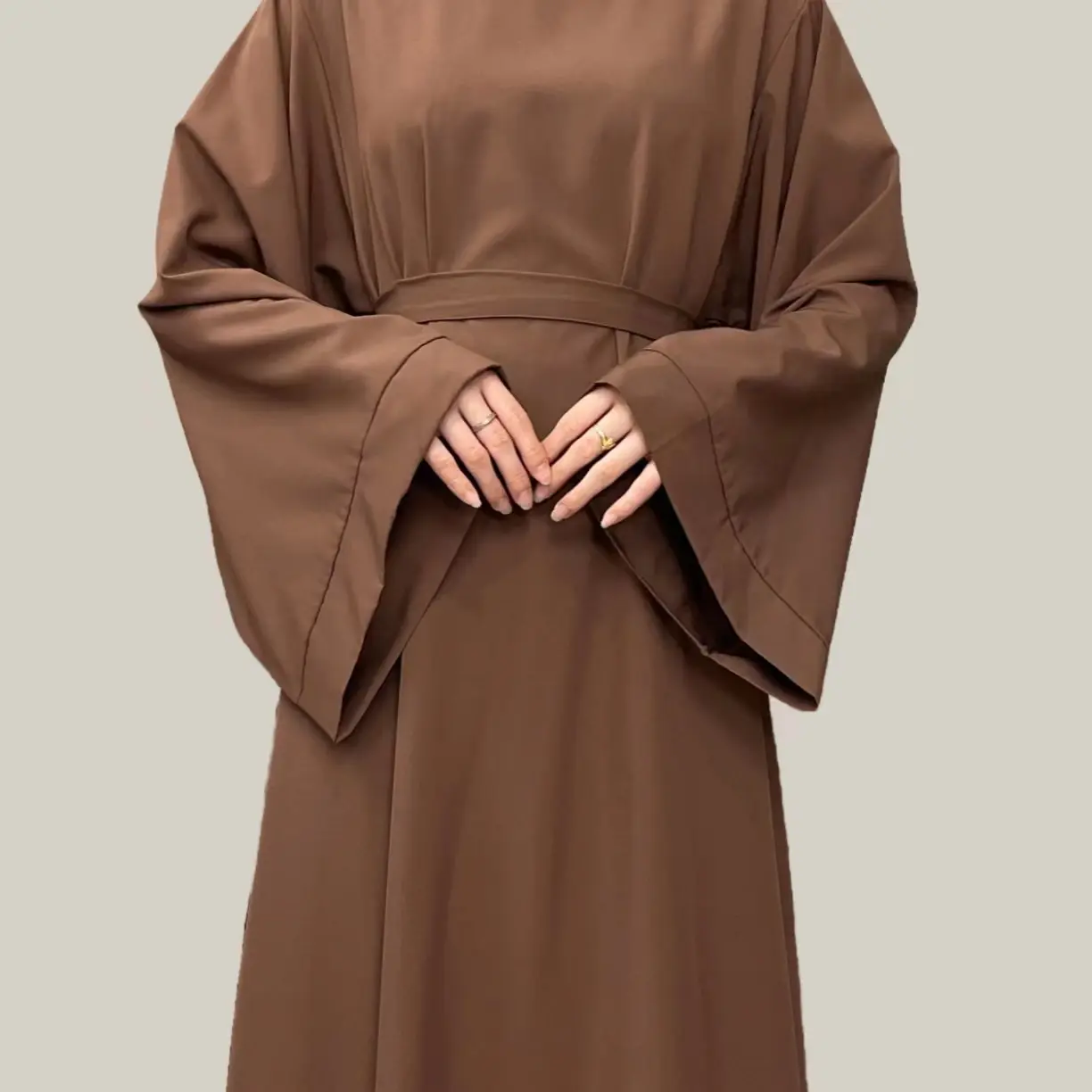Bán Buôn Abaya Dubai Hồi Giáo Áo Cộng Với Kích Thước Rắn Màu Hồi Giáo Quần Áo Phụ Nữ Dresses