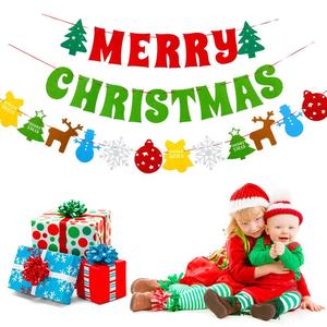 Cartel navideño de fieltro colorido para uso doméstico para decoraciones, disponible para venta al por mayor - Product Image 5