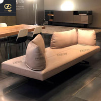 2025 canapé en cuir de luxe personnalisé italien pour salon italien-usage domestique-ensemble de canapés en métal simple et créatif