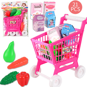Juego de Juguetes de Simulación de Supermercado para Niños, Carrito de Compras Mini de Plástico, Juguetes de Imitación para Niños - Product Image 4