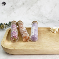 Tubes à essai en verre borosilicate à fond plat de qualité alimentaire en gros avec bouchon en liège