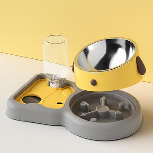 באיכות גבוהה מבושל איטי ללא החלקה קריקטורה כלב מזון מזון ומים ערכות - Product Image 1