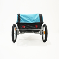 Remorque de vélo pliable pour charge de 80 kg, roues gonflables de 16 pouces, OEM ODM, vente en gros personnalisée en Europe