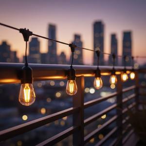 <span class=keywords><strong>Luces</strong></span> de Navidad para Boda, Cable Transparente de 48 pies (15 m), Bombilla <span class=keywords><strong>LED</strong></span> E27 S14, Impermeable, para Bar, <span class=keywords><strong>Patio</strong></span>, Jardín, Cafetería, Guirnalda de <span class=keywords><strong>Luces</strong></span> <span class=keywords><strong>LED</strong></span> - Product Image 1