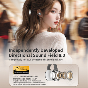Auriculares Bluetooth Q69 con Clip en Forma de U, Pantalla Digital LED, Transmisión de Sonido Direccional, Uso Cómodo y Discreto - Product Image 3