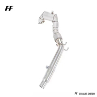 Tuyau d'échappement en acier inoxydable pour VW GOLF MK7 7 Gti High Flow Catted