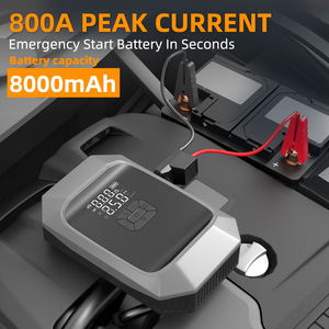 Démarreur <span class=keywords><strong>de</strong></span> voiture 12V 4 en 1 avec compresseur d'air, démarreur portable, booster <span class=keywords><strong>de</strong></span> batterie avec pompe à air, démarreur pour voitures et camions - Product Image 2
