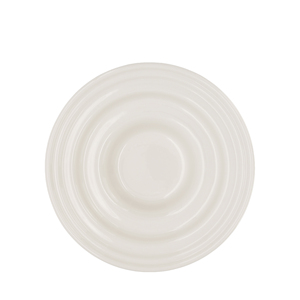 Piatto da Cena in Ceramica Plato Hondo Gourmet 24 Cm con Design Ondulato per Allestimenti Tavola Moderni - Product Image 1