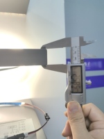 Contrôleur de lumière LED intelligent invisible pour armoire 60W 12V/24V, interrupteur à capteur tactile à détection de mouvement, portée de détection 2-4m, câble 2m, noir/blanc