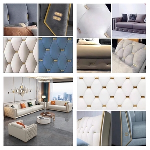 Boutons de Tête de Lit en Alliage de Zinc Doré, Anti-Oxydation, Durables, Réglables, Design de Luxe Léger, Style Européen, pour Chambre et Hôtel - Product Image 6