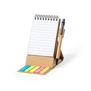 Carnet de notes promotionnel en papier kraft recyclé avec support de téléphone personnalisé et stylo – Édition éco-responsable – Meilleures ventes - Product Image 4