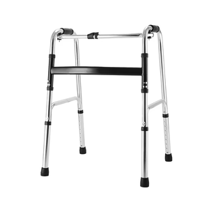 Walker Lipat Ringan untuk Luar Ruangan, Alat Bantu Jalan yang Tahan Lama dan Dapat Disesuaikan Tingginya untuk Rehabilitasi Lansia - Product Image 5