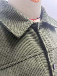 Nuova <span class=keywords><strong>Giacca</strong></span> in Velluto a Coste con Tasche per Uomo, Maniche Lunghe, Colletto Rovesciato, <span class=keywords><strong>Camicia</strong></span> Casual, Capispalla Maschile - Product Image 4