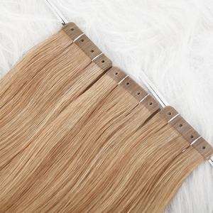 Extensions de cheveux naturels russes de luxe à bandes invisibles, 100% cheveux humains 15A, blonds, Remy vierges, double épaisseur, cuticules intactes - Product Image 5