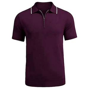 Fabricant de polos personnalisés pour hommes, vente en gros de polos en coton piqué à manches courtes, uniforme d'entreprise, polo de golf, fournisseur OEM ODM - Product Image 4