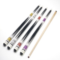 Stik Biliar Kayu Maple Desain Berlian Premium Berkualitas Tinggi Harga Terjangkau, Sambungan Tengah Aluminium Alloy, 57 Inci, Ujung 13mm, 20 oz
