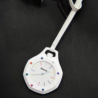 Montre de poche à mouvement mécanique en céramique de style dessin animé, avec bracelet en silicone, pour femmes et hommes
