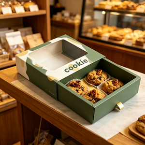 <span class=keywords><strong>Caja</strong></span> deslizante <span class=keywords><strong>de</strong></span> papel biodegradable para galletas, <span class=keywords><strong>de</strong></span> calidad alimentaria, con tinta <span class=keywords><strong>de</strong></span> <span class=keywords><strong>leche</strong></span> <span class=keywords><strong>de</strong></span> soja, superventas, para chocolate y galletas dulces - Product Image 2