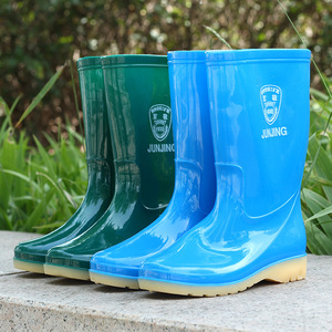 Botas de Lluvia de Media Pantorrilla para Mujer Junjing, Impermeables, Resistentes al Desgaste, Antideslizantes, Zapatos de Trabajo - Product Image 5