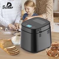 Máquina para Hacer Pan Eléctrica Automática, Programas para Pan Sin Gluten y Integral, 3 Controles de Crosta, Estilo Japonés/Coreano, Ecológica, Temporizador de 15 Horas, Función Mantener Caliente