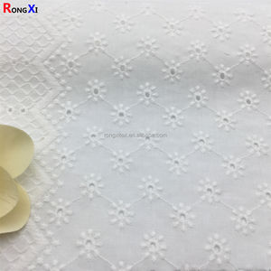 Arrivée <span class=keywords><strong>prix</strong></span> usine <span class=keywords><strong>cristal</strong></span> RXF0525 blanc petite fleur avec bordure conçue coton jardin broderie tissu avec une grande qualité - Product Image 6