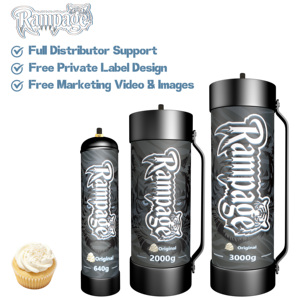 เครื่องทำวิปครีมแบบพกพา Rampage Professional ขนาด 680 กรัม พร้อมกระบอกแก๊สสำหรับทำครีมสด เหมาะสำหรับงานเบเกอรี่และงานปาร์ตี้ - Product Image 1