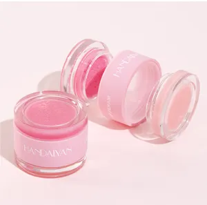 2em1 Lip Scrub Máscara Esfoliante Hidratante Lips Plumper Duplo efeito Reparação Lip Balm Creme Remover Pele Morta Gel GG