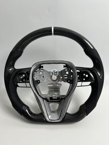 Pour Toyota Camry Corolla E210 2019 2020 2021 <span class=keywords><strong>2022</strong></span> Accessoires de <span class=keywords><strong>volant</strong></span> de voiture personnalisés <span class=keywords><strong>Volant</strong></span> en fibre de carbone - Product Image 6