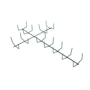 उच्च गुणवत्ता <span class=keywords><strong>18</strong></span> इंच पार क्लैंप शैली पुष्पांजलि फार्म DIY सजावट धातु तार पुष्पांजलि फ्रेम - Product Image 1