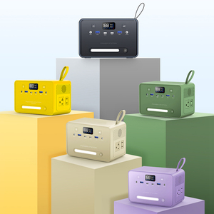 Generatore Multifunzione Mini con Batteria Solare Lifepo4, Power Bank Portatile Ricaricabile 100W con Luce per Campeggio - Product Image 4