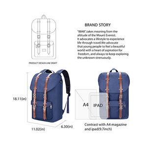 Custom Factory Outdoor Sport Custom China Wholesale Back Pack Teenager School <b>Bag</b> Backpack - Product Image 3