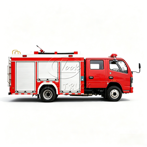 Vente flash : Mini-camion de pompiers DFAC 4x2 de 2500 L avec réservoir d'eau pour interventions d'urgence à prix réduit - Product Image 1