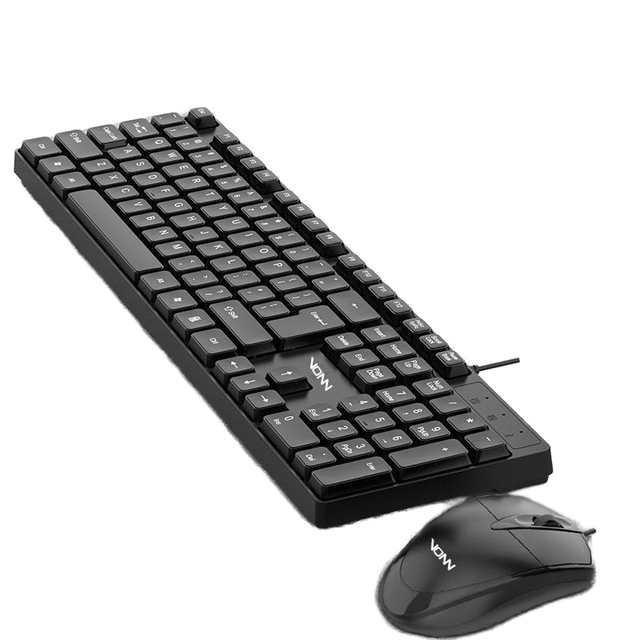 Factory Direct Sale Business Office Mechanical Wireless Keyboard Mouse Combo 104 Keys Anti-Ghosting Programmable Keys Stock
