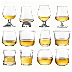 Tùy chỉnh cổ điển Whisky nếm thủy tinh sang trọng hiện đại trong suốt bắn thủy tinh trong rượu vang phong cách - Product Image 1