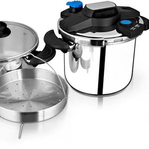 stainless steel 4L to 6L set home use 100kpa compound bottom clamp lock pressure cooker made in China