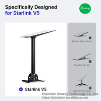 Support mural Starlink V5/Gen5 compatible avec le kit d'adaptation de tuyau original V5 pour l'antenne Starlink V5/Gen5