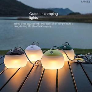 Lámpara de Camping Multifuncional Portátil para Exteriores con LED IP65 Impermeable, Regulable, con Temperatura de Color Múltiple para Iluminación de Tiendas de Campaña y Picnic - Product Image 3