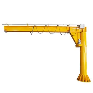 cheap CE Column mini construction lifting customizable 1 ton 2ton 3ton 60m Light duty Floor Mounted jib cranes for sale