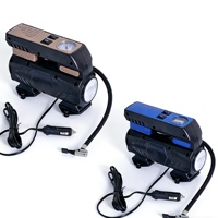 Compresseur d'air portable électrique DC 12V de haute qualité, 19 cylindres, mini, pour voiture, gonfleur de pneus, débit d'air 20L/min, charge en 8-10 min