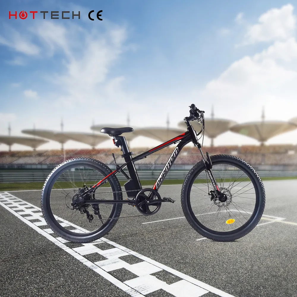 Hottech toptan yüksek kaliteli küçük dağ e bisiklet elektrikli bisiklet elektrikli bisiklet bicicleta elektrikli