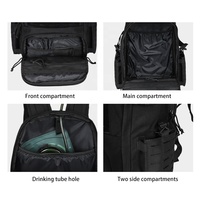 YAKEDA Sac à dos Molle découpé en laser Sac à dos tactique personnalisé étanche en plein air Voyage Camping Randonnée Sac d'entraînement Sac à dos tactique Molle