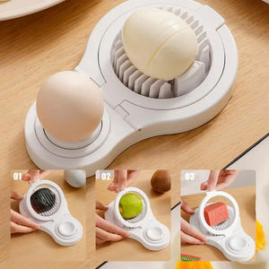 Usine En Gros Prix Le Plus Bas De Qualité Alimentaire Pp Oeuf Outils Oeuf Trancheuse En Plastique Oeuf Cutter - Product Image 2