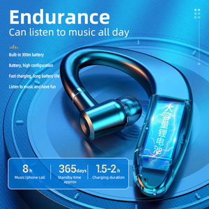 Sports Earphones <b>Wireless</b> Bluetooth With Three Point Stable Support For Cycling Running IPX4 Waterproof Type C Charging - Product Image 2
